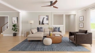 Industrial, Transitional Living Room by Havenly Interior Designer Pamela