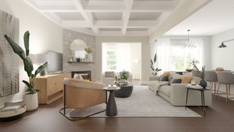 Contemporary, Modern, Glam, Minimal Living Room by Havenly Interior Designer Barbara