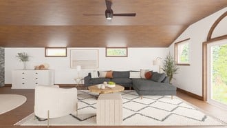 Classic, Midcentury Modern Living Room by Havenly Interior Designer Maria