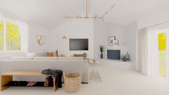 Modern, Farmhouse Living Room by Havenly Interior Designer Carolina