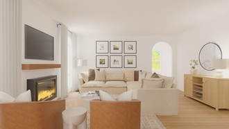 Contemporary, Classic Living Room by Havenly Interior Designer Cami