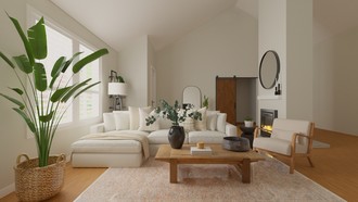 Modern, Rustic Living Room by Havenly Interior Designer Lilian
