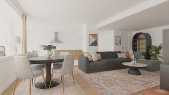 Midcentury Modern Living Room by Havenly Interior Designer Angie
