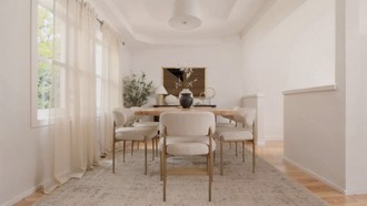 Transitional Dining Room by Havenly Interior Designer Gabrielle