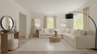 Rustic Living Room by Havenly Interior Designer Abigail