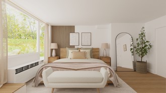 Farmhouse, Minimal Bedroom by Havenly Interior Designer Andrea