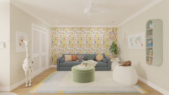 Contemporary Playroom by Havenly Interior Designer Barbara