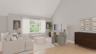 Contemporary, Coastal, Farmhouse, Scandinavian Living Room by Havenly Interior Designer Alexa