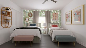 Classic, Bohemian Bedroom by Havenly Interior Designer Estrellita