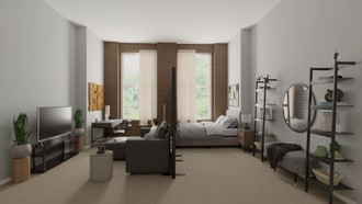 Contemporary, Modern, Industrial Living Room by Havenly Interior Designer Alexa