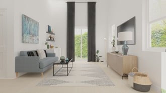 Modern, Industrial, Scandinavian Living Room by Havenly Interior Designer Lily