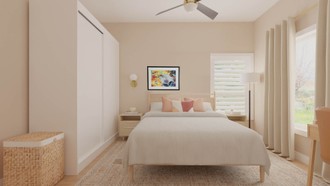 Transitional, Midcentury Modern Bedroom by Havenly Interior Designer Maria