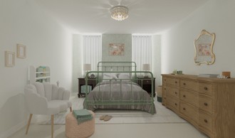 Eclectic, Coastal Bedroom by Havenly Interior Designer Angela
