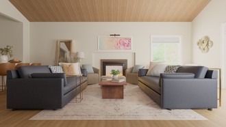 Classic, Eclectic, Glam, Traditional, Transitional Living Room by Havenly Interior Designer Nicole