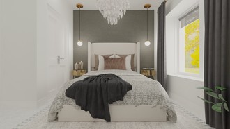 Glam Bedroom by Havenly Interior Designer Lubna