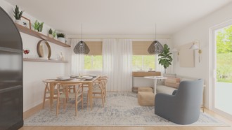 Classic, Midcentury Modern Living Room by Havenly Interior Designer Nicole