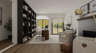 Modern, Transitional Living Room by Havenly Interior Designer Ivanna