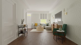 Bohemian Living Room by Havenly Interior Designer Juliana