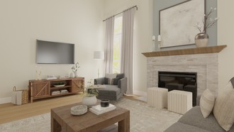 Modern, Classic, Traditional Living Room by Havenly Interior Designer Kennedy