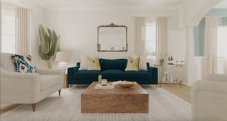 Glam Living Room by Havenly Interior Designer Vye