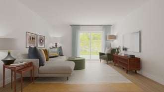 Midcentury Modern Living Room by Havenly Interior Designer Christopher