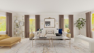 Classic, Glam Living Room by Havenly Interior Designer Christopher