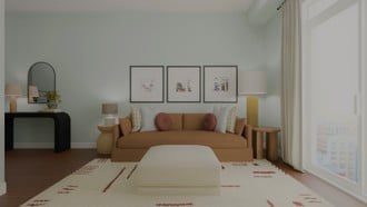 Modern, Transitional Living Room by Havenly Interior Designer Christopher
