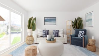 Coastal Living Room by Havenly Interior Designer Sophia