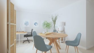 Coastal Dining Room by Havenly Interior Designer Sophia