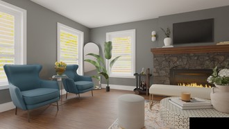 Eclectic Living Room by Havenly Interior Designer Daniela