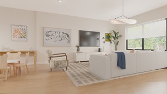 Modern, Transitional Living Room by Havenly Interior Designer Marcos