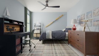 Classic, Coastal, Preppy Bedroom by Havenly Interior Designer Alix