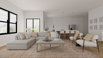 Transitional Living Room by Havenly Interior Designer Sydney