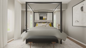 Modern, Glam, Transitional, Minimal Bedroom by Havenly Interior Designer Nicole