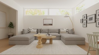 Minimal, Scandinavian Living Room by Havenly Interior Designer Angelica