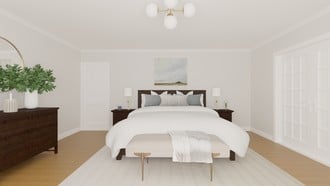 Coastal, Transitional Bedroom by Havenly Interior Designer Maria