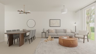 Modern, Midcentury Modern Living Room by Havenly Interior Designer Janina