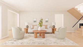 Transitional Living Room by Havenly Interior Designer Sydney