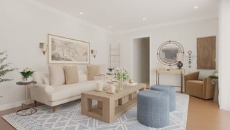 Classic, Traditional, Transitional Living Room by Havenly Interior Designer Cherish-Joie