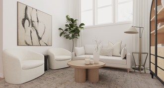 Contemporary, Modern, Transitional Living Room by Havenly Interior Designer Camila