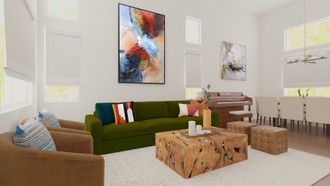 Transitional Living Room by Havenly Interior Designer Deyanira