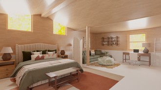 Rustic, Midcentury Modern Bedroom by Havenly Interior Designer Christopher