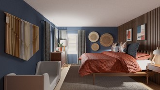 Bohemian, Midcentury Modern Bedroom by Havenly Interior Designer Ariel