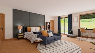 Industrial, Midcentury Modern Bedroom by Havenly Interior Designer Katherin