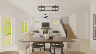 Transitional Dining Room by Havenly Interior Designer Christopher
