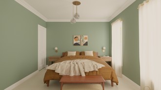 Classic, Transitional, Midcentury Modern Bedroom by Havenly Interior Designer Agostina