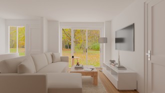 Modern, Classic, Glam, Midcentury Modern Living Room by Havenly Interior Designer Daniela
