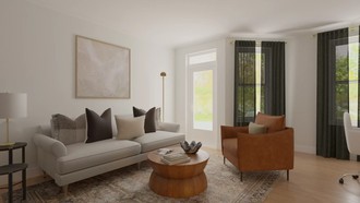 Classic, Midcentury Modern Living Room by Havenly Interior Designer Allison