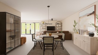 Classic, Midcentury Modern Living Room by Havenly Interior Designer Andrea
