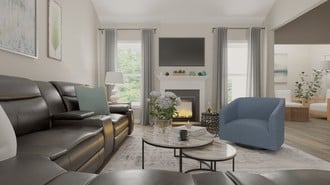 Classic, Transitional Living Room by Havenly Interior Designer Mary